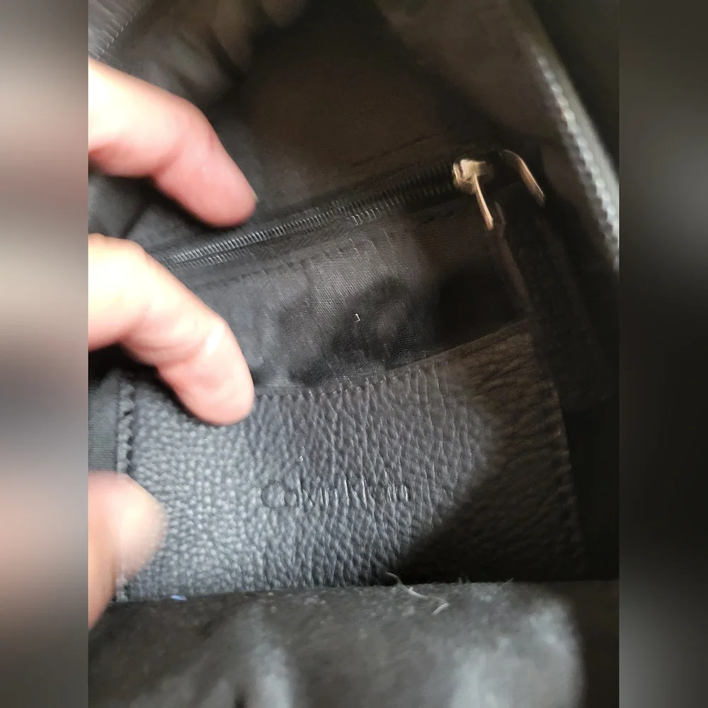 Calvin Klein mini backpack purse cute circle details